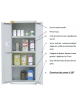 Armoire de sûreté 2 portes battantes 700L|AgrivitiDistribution