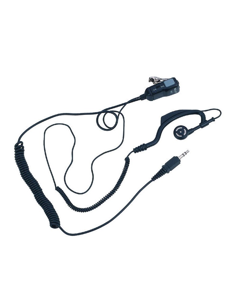 Microphone oreillette pour talkie-walkie G9 PRO noir midland|AgrivitiDistribution