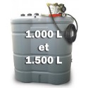 STATION DE DISTRIBUTION DE GASOIL COMPLETE EN PEHD de 1.000 à 2.000 L